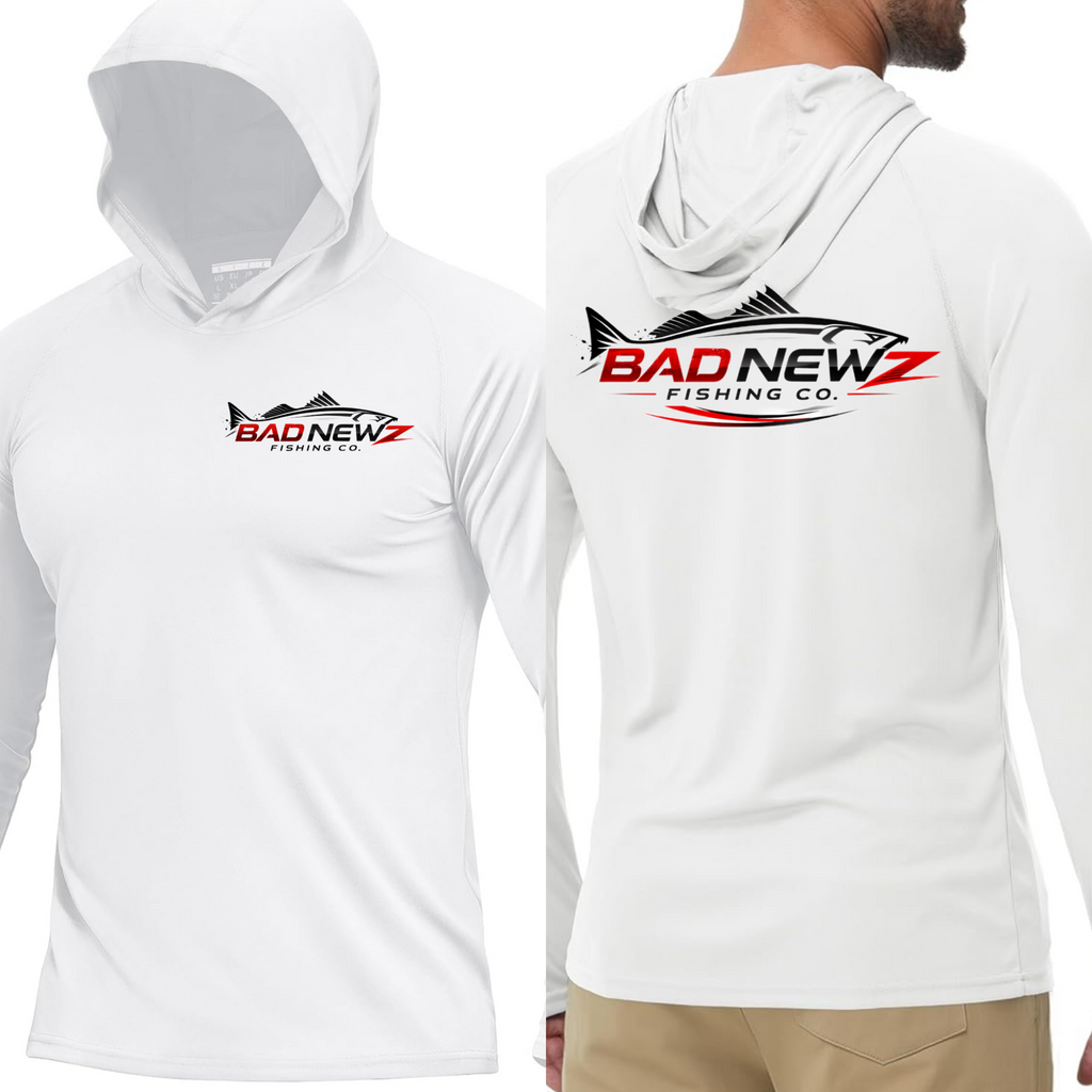 BadNewz Logo - Hooded Performance Long Sleeve