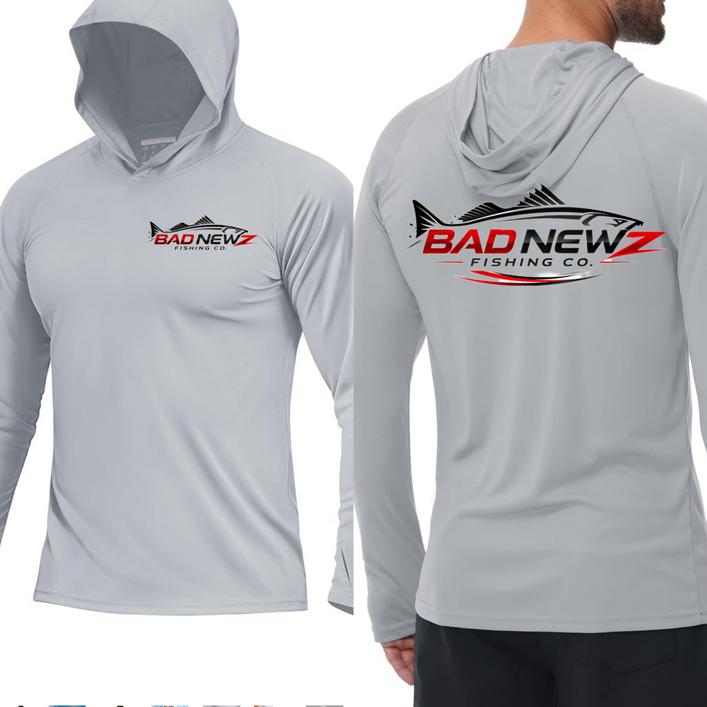BadNewz Logo - Hooded Performance Long Sleeve